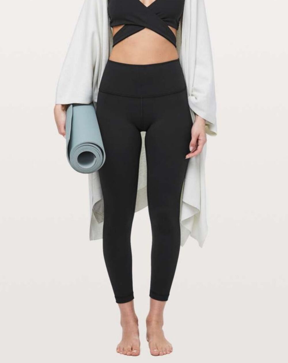 Lululemon Wunder Under High Rise 7/8 Tight Full On Luon 25" Size 14 W5BJVS
